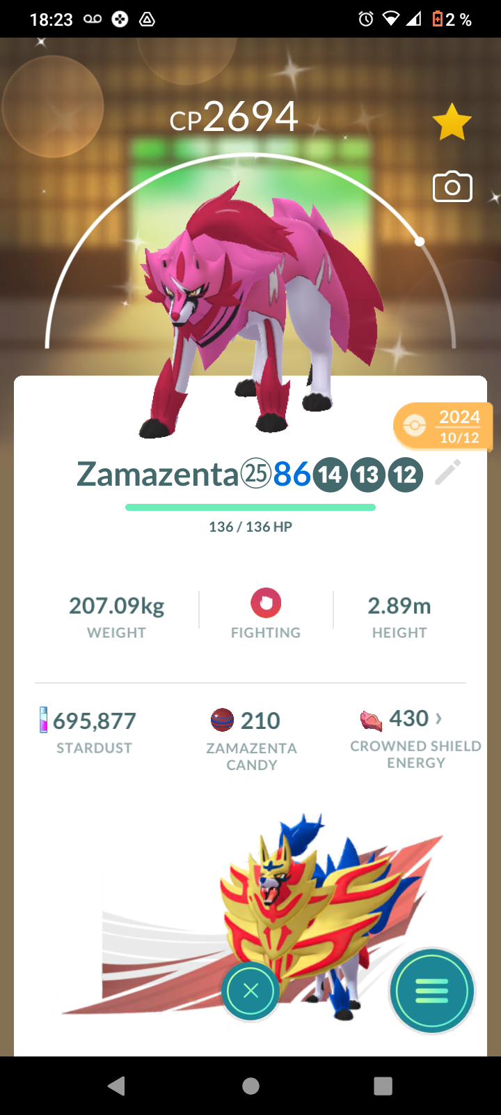 ACCOUNT LEVEL 32 - Eternatus + ZACIAN SWORD + Dialga ROT | 19 SHINY|49 LEGENDARY| 187 POKEMON|BAG 350