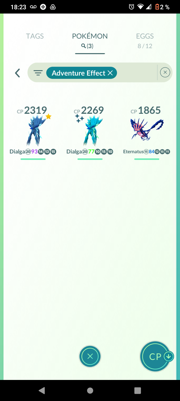 ACCOUNT LEVEL 32 - Eternatus + ZACIAN SWORD + Dialga ROT | 19 SHINY|49 LEGENDARY| 187 POKEMON|BAG 350