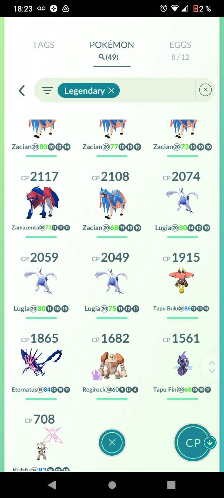 ACCOUNT LEVEL 32 - Eternatus + ZACIAN SWORD + Dialga ROT | 19 SHINY|49 LEGENDARY| 187 POKEMON|BAG 350