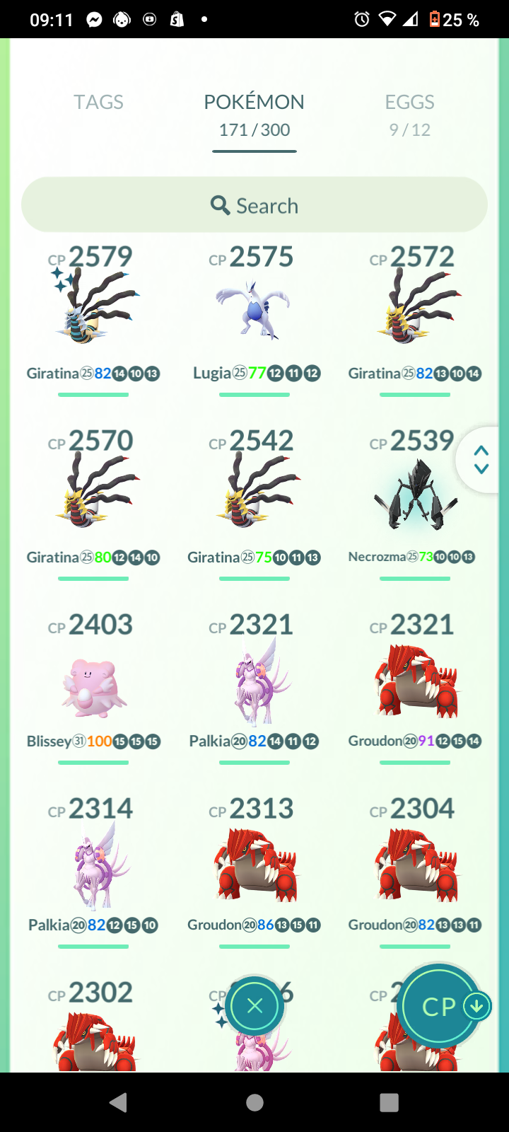 Account Lvl40- DIALGA✨ ROT,PALKIA SR, Zacian/Zamzenta SHINY ✨✨- Bag 350/300 Pokémons - & Legendary & more