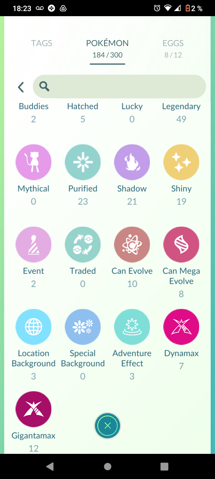 ACCOUNT LEVEL 32 - Eternatus + ZACIAN SWORD + Dialga ROT | 19 SHINY|49 LEGENDARY| 187 POKEMON|BAG 350