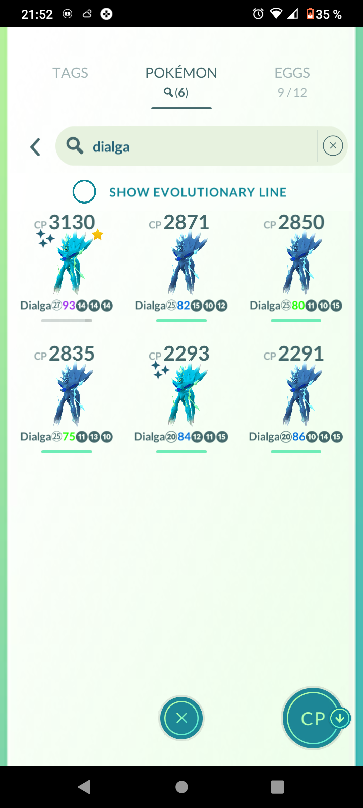 Account Lvl40- DIALGA✨ ROT,PALKIA SR, Zacian/Zamzenta SHINY ✨✨- Bag 350/300 Pokémons - & Legendary & more