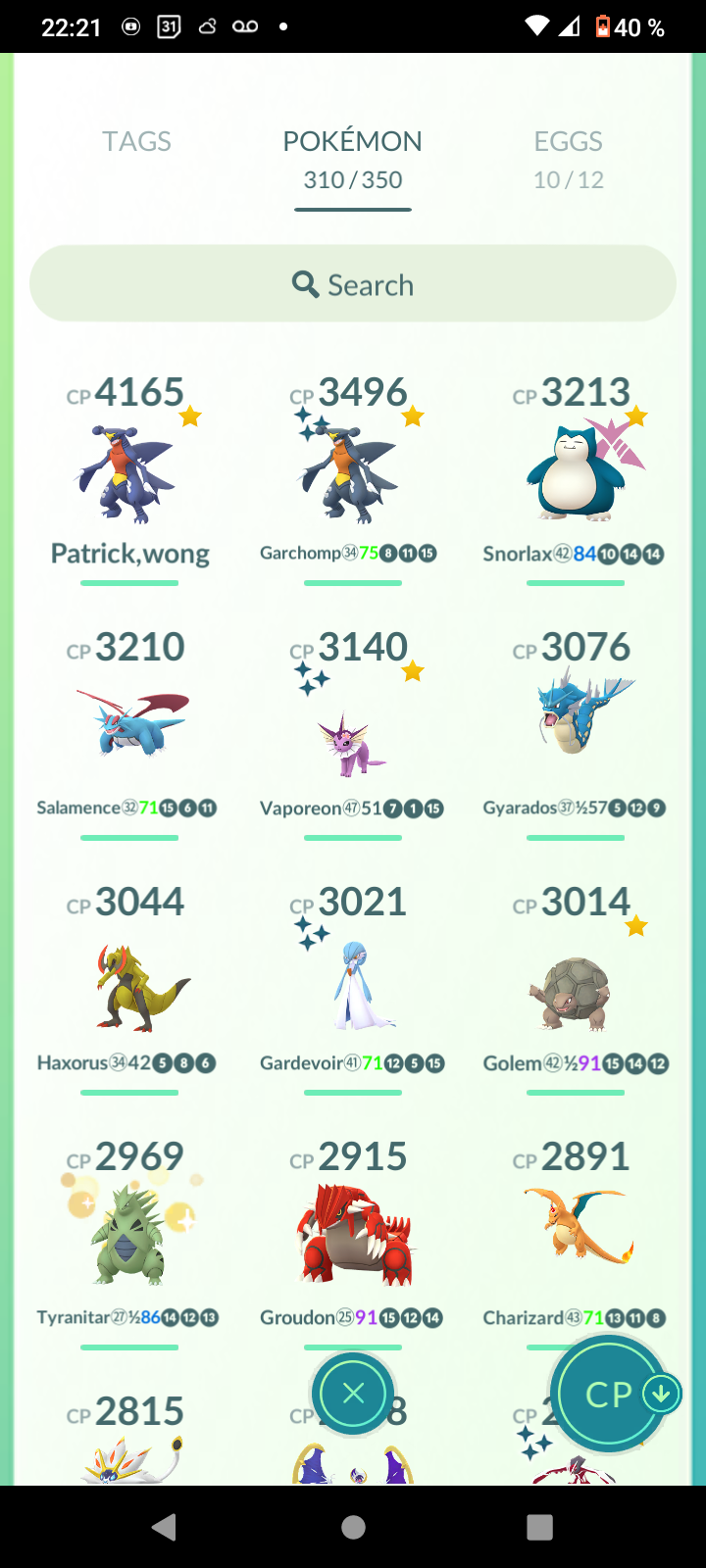 Account Lv42 - Eternatus + Gigamax + ROT( ROAR OF TIME)🔥🔥ITEM BAG 600 / 350 POKEMON