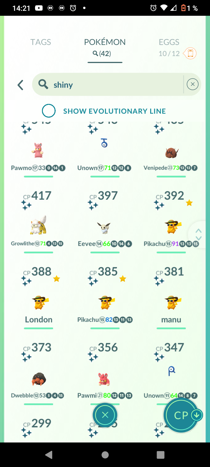 Account Level 32 - Eternatus | shiny Pikachu road trip London| DIALGA ROAR OF TIME/ PALKIA SPACIAL REND| 300 POKEMON| BAG 350| DMAX TOXITRICITY