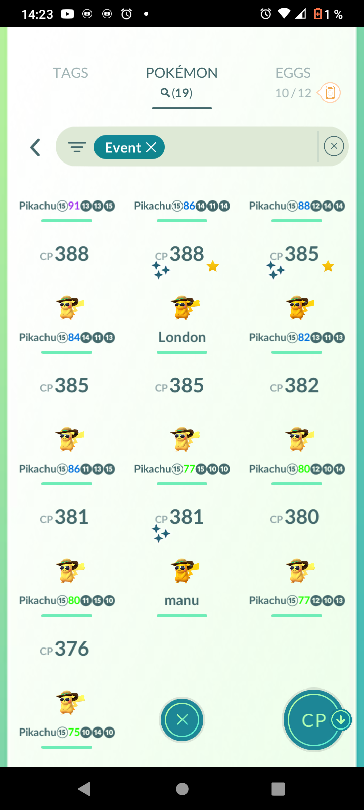 Account Level 32 - Eternatus | shiny Pikachu road trip London| DIALGA ROAR OF TIME/ PALKIA SPACIAL REND| 300 POKEMON| BAG 350| DMAX TOXITRICITY
