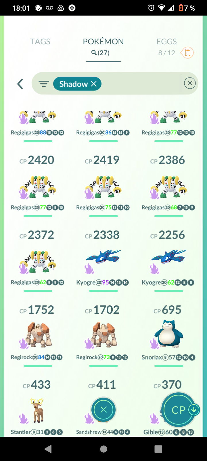 Account level 32- ETERNATUS + SHINY DIALGA ROT + SHINY PALKIA SR| 297 POKEMON | BAG 350| 42 Legendary| 1M STARDUST