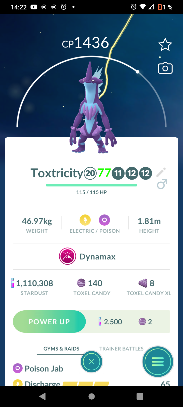 Account Level 32 - Eternatus | shiny Pikachu road trip London| DIALGA ROAR OF TIME/ PALKIA SPACIAL REND| 300 POKEMON| BAG 350| DMAX TOXITRICITY